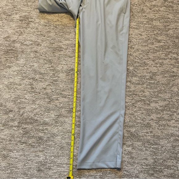Puma Golf Pants Mens 34x30 Gray Stretch Performance Flat Front Lightweight - Picture 6 of 9